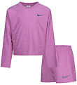 Nike Trainingsanzug - Bluse/Shorts - Rush Fuchsia