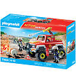 Action Héros Playmobil - Pompier Truck - 71824 - 68 Parties