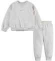 Nike Sweat Set - Sweatshirt/Sweatpants - Pale Ivory Heather