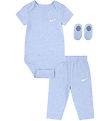 Nike Gift Box - Bodysuit k/æ/Trousers/Socks - Cobalt Bliss Heath