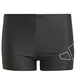 adidas Performance Swim Trunks - BB Boxer - Black/White