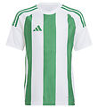 adidas Performance Stuttermabolur - Striped 24 - White/Teagrn