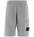 Stone Island Sweatshorts - Grau Meliert
