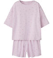 Name It Schlafanzug - 2-teilig - NkfNightset - Winsome Orchid m.