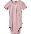 Wheat Bodysuit k/æ - Rib - Edna - Lavender Mist