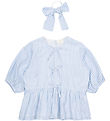 The New Bluse und Haargummi - TnNalani - White Swan Striped