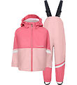 Didriksons Regnkläder m. Hängslen - Waterman - Soft Rosa