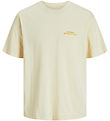 Jack & Jones Stuttermabolur - JorRetiro - Antique White