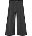 Name It Trousers - NkfSonia - Wide - Dark Grey Melange