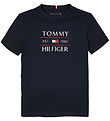 Tommy Hilfiger T-shirt - Flag - Dark Night Navy