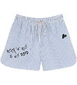 Zadig & Voltaire Shorts - Nicky - Electric Blue/White stripes