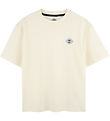 Timberland Stuttermabolur - Cream