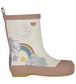 Bottes en Caoutchouc Mikk-Line - Rainbow Écusson - White Swan