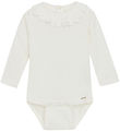 Minymo Bodysuit l/s - Rib - Marshmallow White