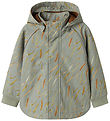 Name It Softshell Jacket w. Fleece - NmmAlfa08 - Shadow/Field