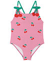 Stella McCartney Kids Swimsuit - UV50+ - Pink w. Cherry