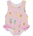 Stella McCartney Kids Swimsuit - UV50+ - Pink w. Ice
