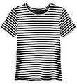 LMTD T-shirt - NlfDallas - Rib - Black/White STRIPES