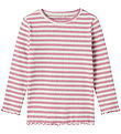Name It Bluse - Rib - NmfVemma - Mauve Orchid/Jet Stream