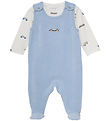 Fixoni Romper w. Bodysuit l/s - Velvet - Blue Fog