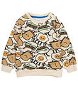 The New Siblings Sweatshirt - TnstNelson - White Swan AOP