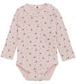 En Fant Bodysuit L/æ - Pointelle - Veiled Rose