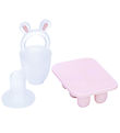Tiny Tot Fruchtsauger m. Mini Gefriertablett - Rose