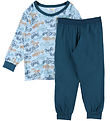 Joha Pyjama Set - Viscose/Bamboo - Blue w. ATV