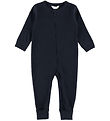 Joha Jumpsuit w. Feet - Rib - Navy