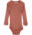 Joha Bodysuit l/s - Viscose/Bamboo - Chestnut