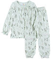 Joha Pyjama Set - Bamboo - Mint w. Swan