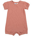 Joha Summer Romper - Rib - Salmon