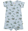Joha Summer Romper - Viscose/Bamboo - Light blue w. Frogs