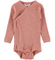 Joha Wikkelromper l/s - Rib - Zalm