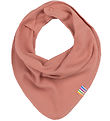 Joha Teething Bib - Wool/Cotton - Rib - Salmon