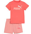 Puma Shorts Set - Minicats Ace Inf - Peach Frozen