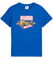 Puma x Hot Wheels Stuttermabolur - Team Royal M. Prentað