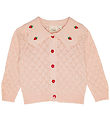 Flöss Cardigan - Knitted - Isabel - Light Pink/Red