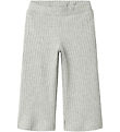 Name It Trousers - Wide - NmfRikka - Grey Melange
