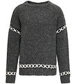 Kids Only Blússa - Prjónað - CookAmanda - Dark Grey Melange/Clou