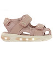 En Fant Sandalen m. Licht - Klittenband Gesloten teen - Sepia Ro