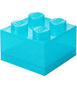 LEGO® Storage Opbergbox - 4 Knoppen - Glitter Light Blue