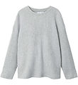 Name It Tröja - Stickad - NkfRikka - Grå Mererad