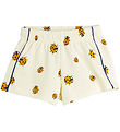 Mini Rodini Sweat Shorts - Ladybugs - Off White