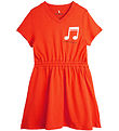 Mini Rodini Kleid - Hinweis - Rot-Orange
