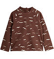 Mini Rodini Swim Top - UV50+ - Seagull - Brown