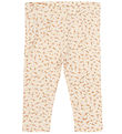 The New Siblings Leggings - TnsbNora - White Swan AOP