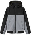 Name It Softshell Jacket w. Fleece - NkmAlfa08 - Mockingbird