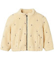 Veste polaire Lil' Atelier - NmfNalo - Fleurs blanchies Sable av
