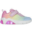 Geox Ljósaskór - J Fadinlight - Bleikt/Multicolour